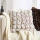 image 1 of OHS 2 x Filled Seersucker Quilted Square Cushion Covers