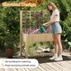 image 5 of COSTWAY Wooden Planter Box Raised Garden Bed Natural N/A
