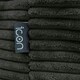 image 7 of icon Frankie Beanbag Footstool Corduroy Charcoal Grey
