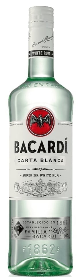 image 1 of Bacardi Carta Blanca Rum & Truffles, Wooden Box 70cl 37.5% abv