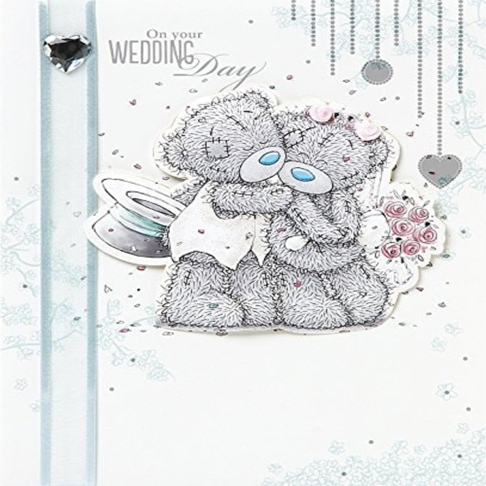 image 1 of Wedding Day Me to You Bear Card