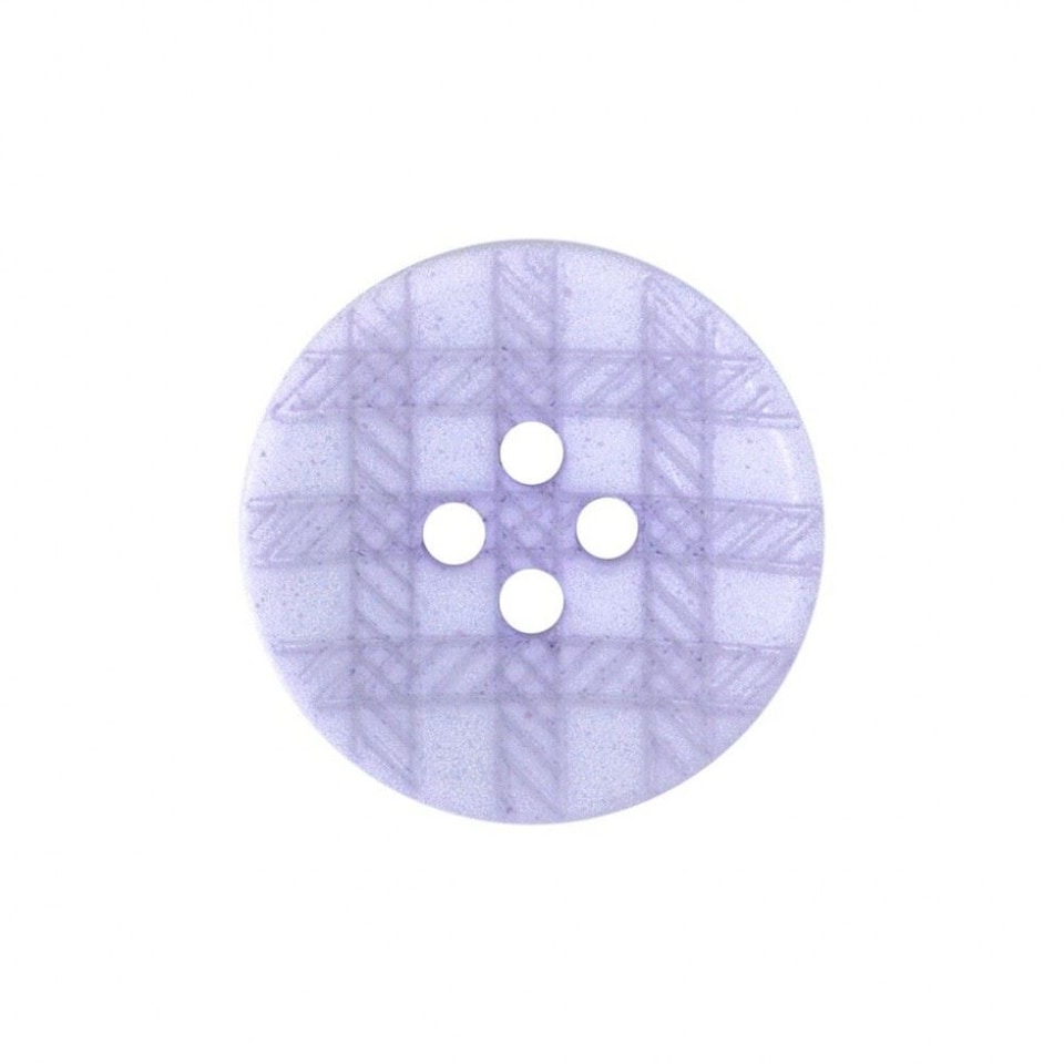 Minerva Lilac Round Plastic Check Buttons for Dressmaking - 11.5mm - per value pack of 50