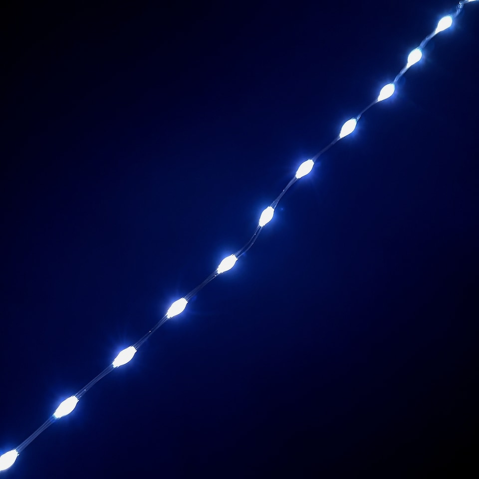 image 1 of 12.8m Compact MicroBrights Christmas Lights with 800 LEDs in White