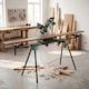 image 2 of HOMCOM Universal Mitre Saw Stand with Adjustable Rollers and Support Arms