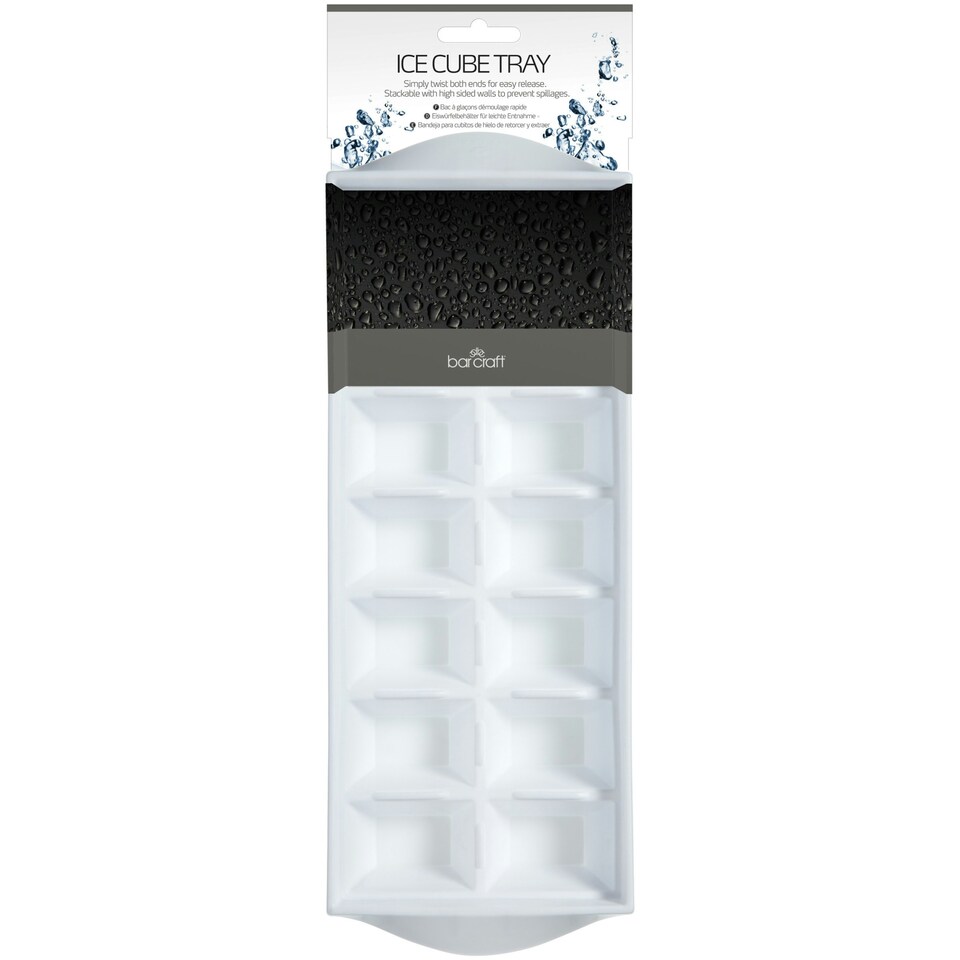 image 1 of BarCraft Flexible Ice Cube Tray