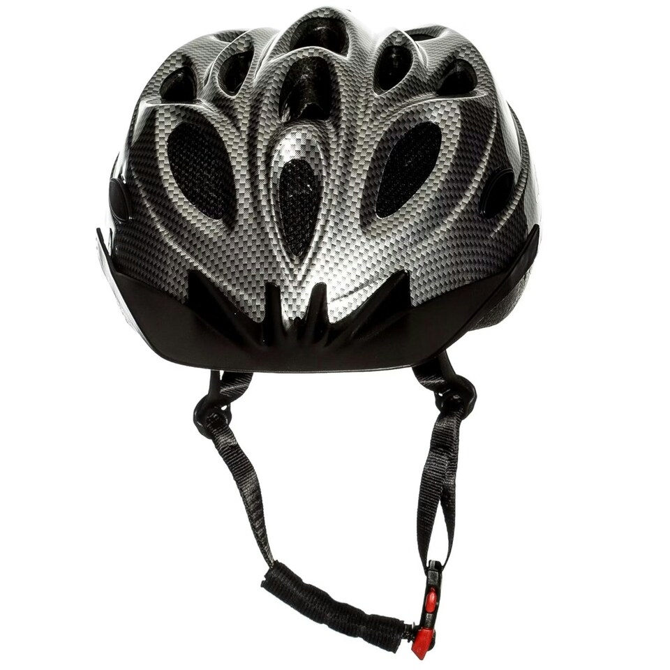 image 1 of Sport Direct 18 Vent MTB Bike Adult Helmet 58-61cm Graphite Crash Guarantee* Silver | L