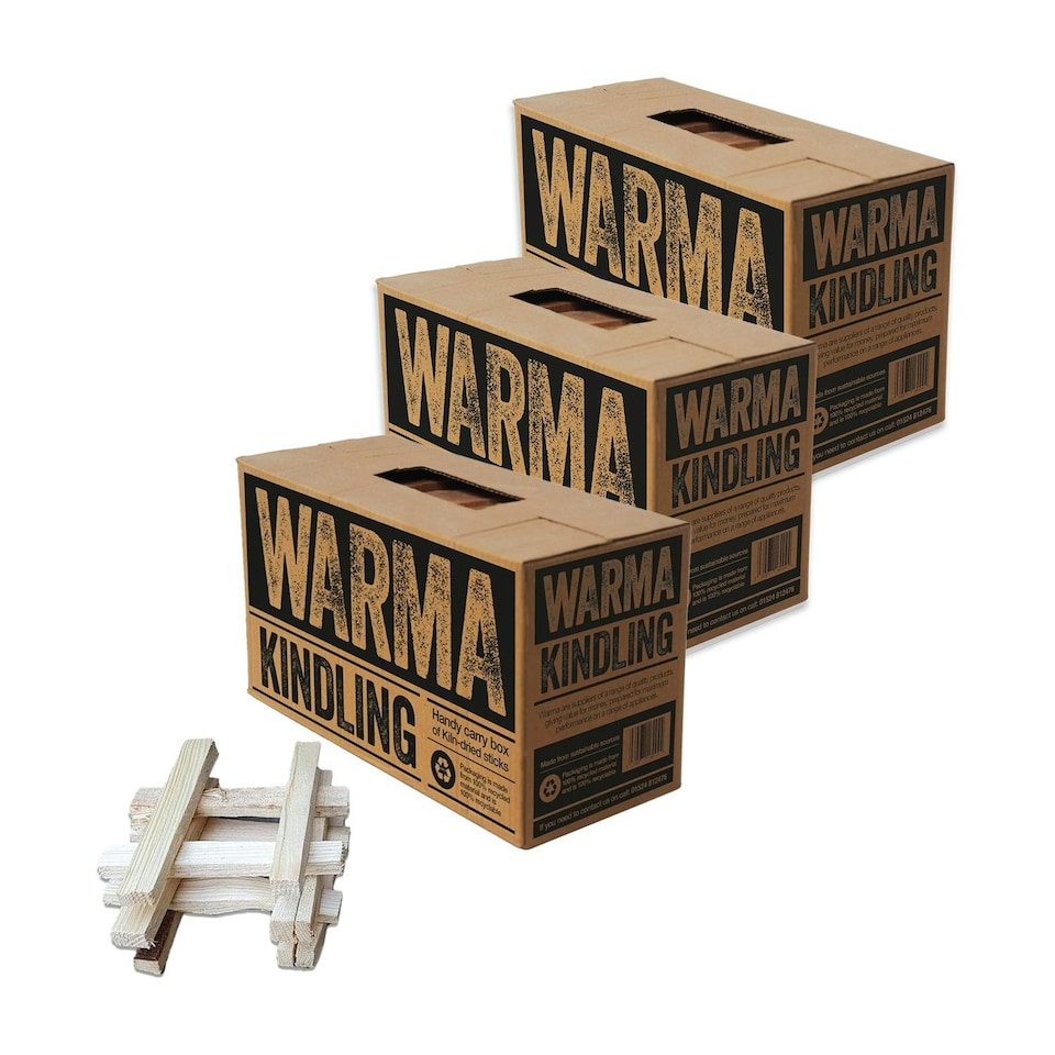 image 1 of Warma Kiln Dried Kindling Wood - 3 x Large Boxes