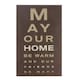 image 2 of New View Eye Chart Plaque - May Your Home be warm & Friends
