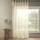 image 3 of Tiara Dolly Voile Eyelet Curtain Panel - Cream - 145cm x 182cm