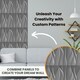 image 5 of NOVECRAFTO Wavy Wave 3D Wall Panels – 6 Sheets Covering 1.5m² | 16.15ft² Interior Cladding Set | Wavy Design Tiles – Each Panel 50x50cm Silver Grey
