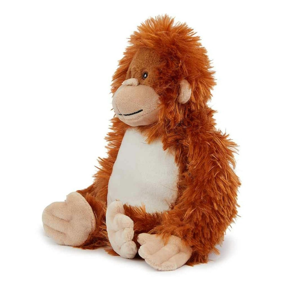 image 1 of Mumbles Orangutan Plush Toy - Orange - M
