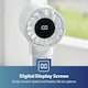 image 4 of GEEPAS Mini Digital Portable Handheld USB Fan - White