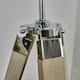 image 2 of ValueLights Clipper Brown Floor Lamp With Grey Shade