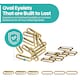 image 5 of 30mm Oval Shaped Brass Eyelet& Washer Metal Grommet Kit for DIY- 50pcs