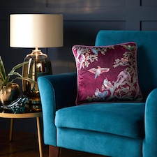 Laurence Llewelyn-Bowen Birdity Absurdity Filled Cushion Pink