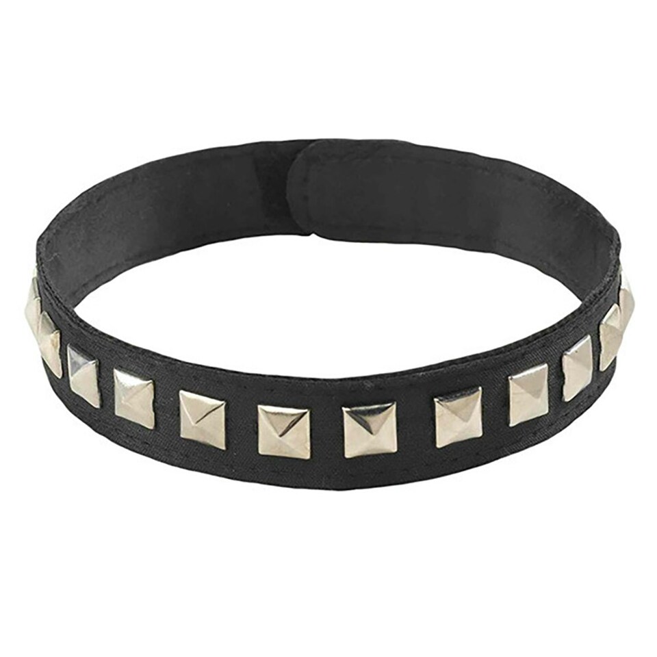 image 1 of Bristol Novelty Unisex Adults Studded Choker - Black - One Size One Size