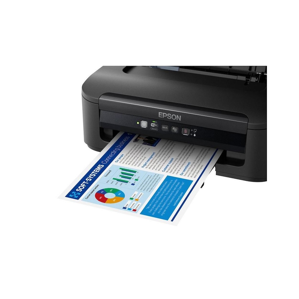 image 1 of Epson WorkForce WF-2110W A4 Colour Inkjet Printer Wired & Wireless - Black