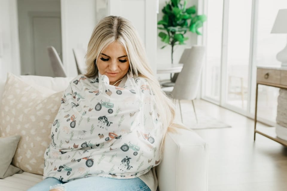 image 1 of Copper Pearl Nursing & Car Seat Cover Jo