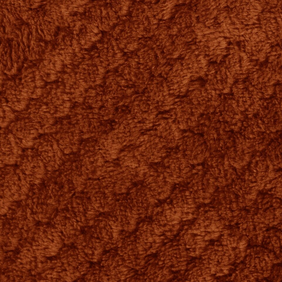image 1 of OHS Luxury Honeycomb Waffle Warm Blanket, 200x240cm - Burnt Orange
