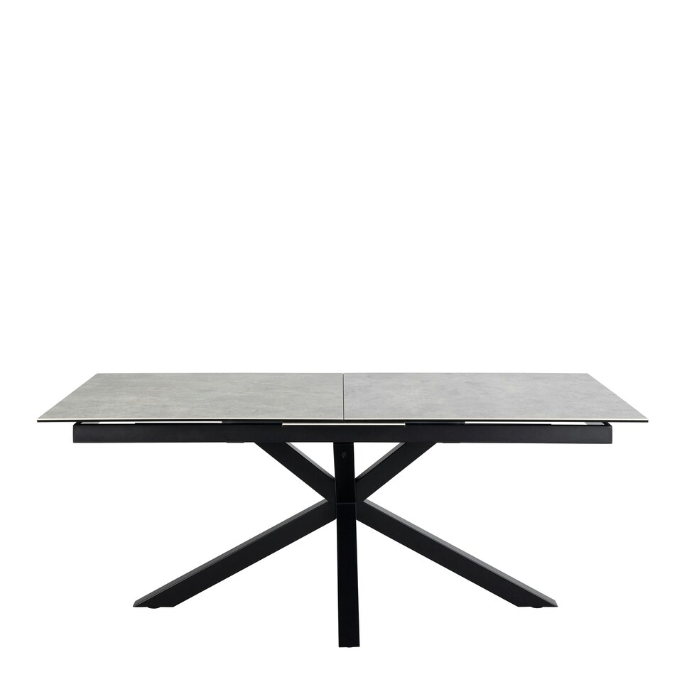 image 1 of Heaven Extendable Dining Table with Ceramic Grey Top 200cm