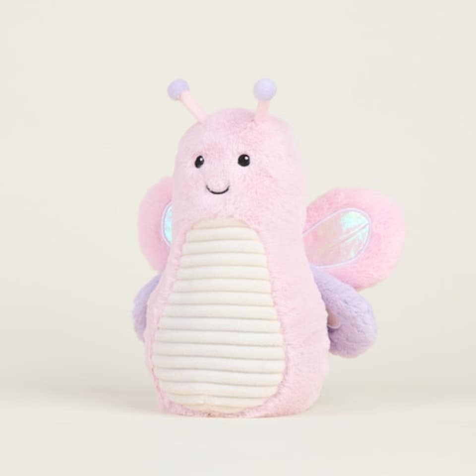 image 1 of Warmies Plush Pink Butterfly Microwavable LARGE