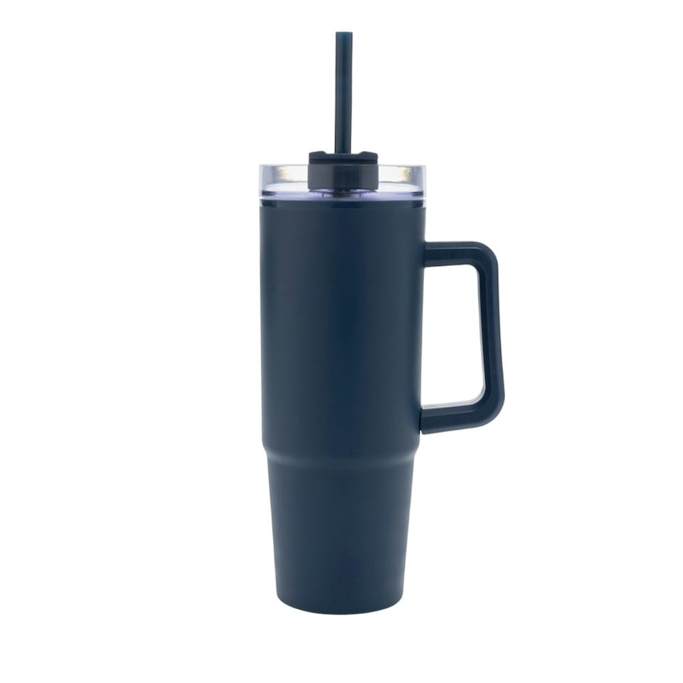 XD Collection Tana Handle Plastic 900ml Tumbler - Navy - One Size