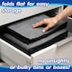 image 4 of Harbour Housewares Clothes Storage Bags with Lid - 95 Litre - Grey - Pack of 5