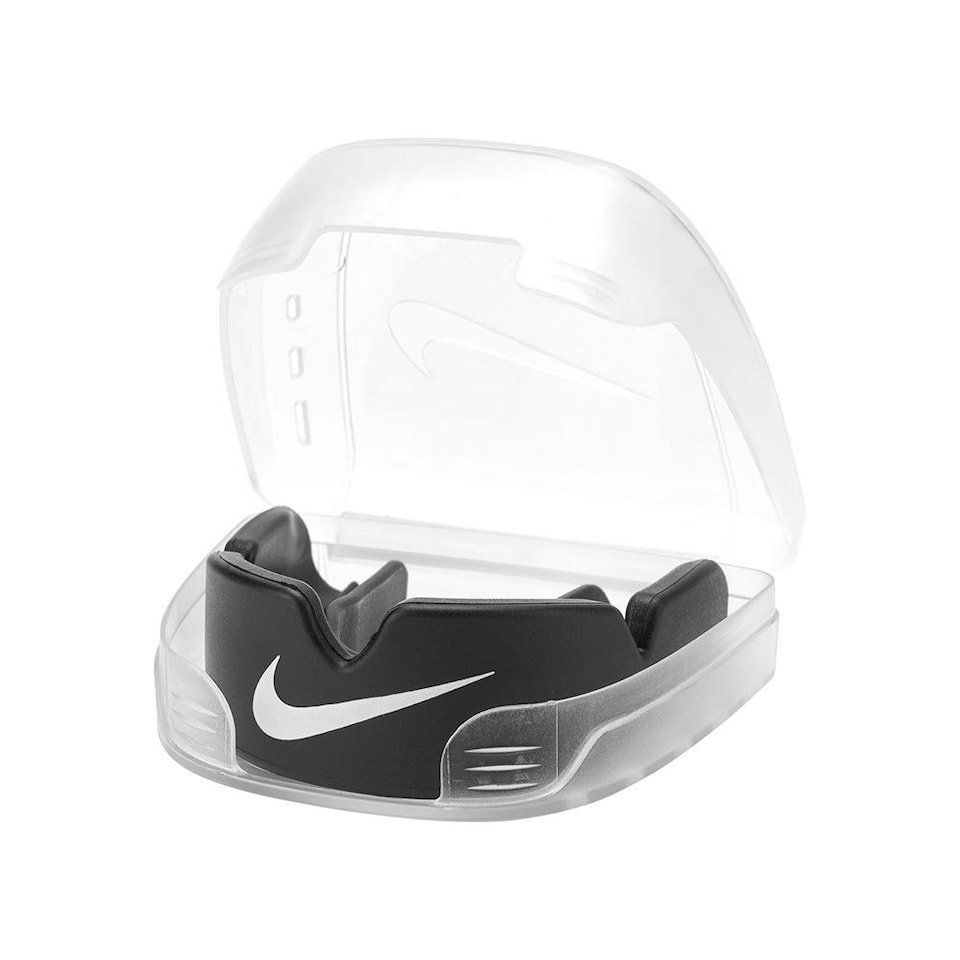image 1 of Nike Alpha Gum Shield - Black/White - One Size