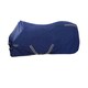 image 1 of Weatherbeeta Fleece Cooler Standard Neck Turnout Rug - Dark Blue/Grey/White - 7ft