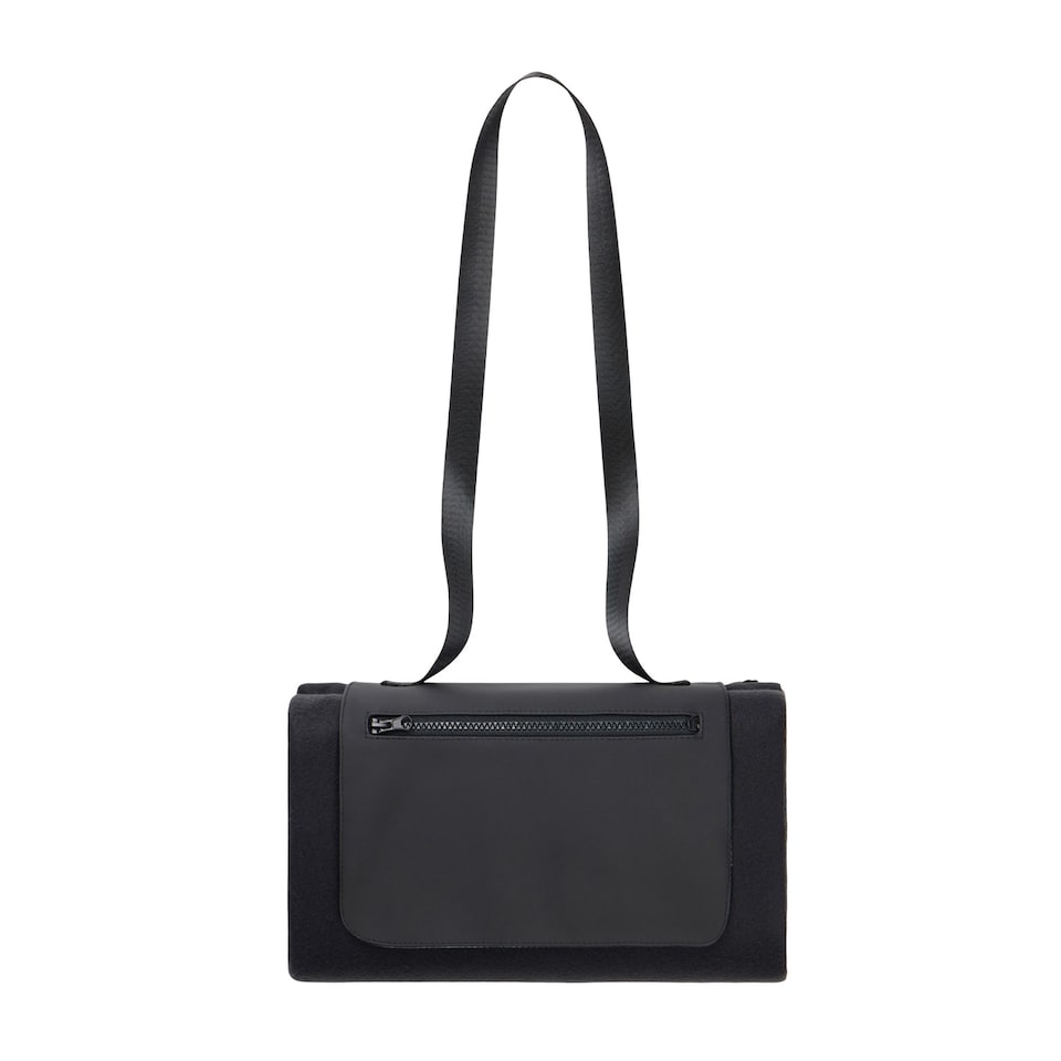 image 1 of Vinga Baltimore Picnic Blanket | Black | Black | One Size | 1