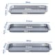 image 2 of Set of 3 (1 x 35, 1 x 31 & 1 x 28cm) Non-Stick Baking Oven Trays