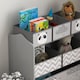 image 8 of ZONEKIZ Kids Storage Unit with 6 Boxes, Toy Storage Organiser, Grey