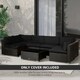 image 5 of Outsunny Garden Rattan Sofa Set Polyester Cover Replacement No Cushion 