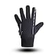 image 1 of Cycling Gloves Skiing Outdoor Thermal Water repellent Reflective Mountain Bike | Black | 2XL