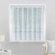 image 1 of Hudson White Striped Net Panel 2 M x 122 cm Horizontal Stripe Base Design Pre Cut Net Panel