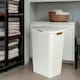 image 2 of 60L Plastic Laundry Bin Basket | Black | 1