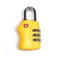 image 2 of TSA Approved 3 Combination Travel Suitcase Luggage Padlock Multi
