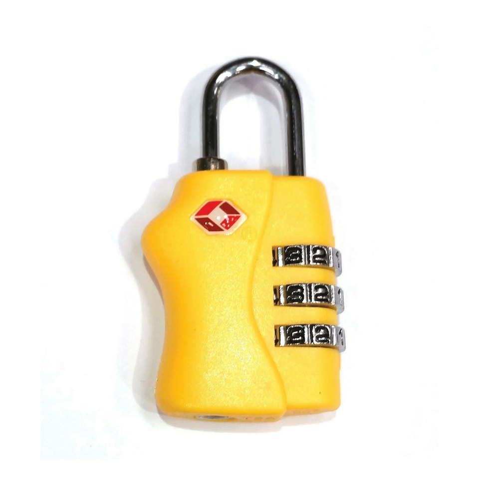 image 1 of TSA Approved 3 Combination Travel Suitcase Luggage Padlock Multi