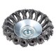 image 2 of Twist Knot Wire Brush / Wheel for 115mm Angle Grinder TE242