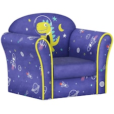 AIYAPLAY Kids Armchair Toddler Sofa Chair Bedroom Playroom, Flamingo Blue