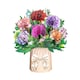 image 3 of Elegant Carnation Bouquet Gift Design 3D Pop Up Greeting Card