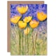 image 1 of Flower Yellow Tulips Greetings Card