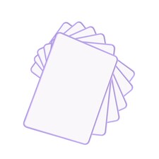 Pack of 6 A4 Double Sided Magnetic Erasable MDF Plain Whiteboards With Purple Border | Purple | Purple