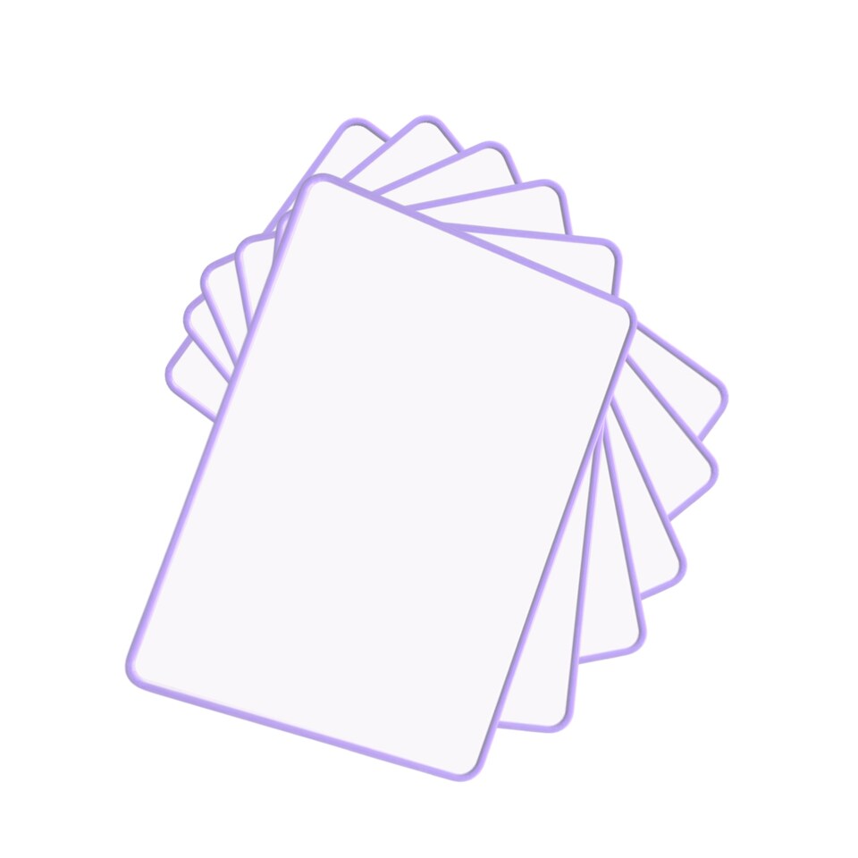 image 1 of Pack of 6 A4 Double Sided Magnetic Erasable MDF Plain Whiteboards With Purple Border | Purple | Purple