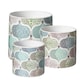 image 2 of Ceramic Retro Bauble Print Indoor Plant Pot - H15.5cm
