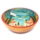 image 4 of Verano Spanish Ceramics Tuscany Village Large Fruit Bowl - 28cm Multi