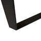 image 2 of Interiors by Premier Acacia Wood And Looped Iron Base Coffee Table Brown