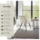 image 2 of Dining Chair Marilyn - with armrests, padded, velvet look, black steel legs - Set of 2 Cream | Cream/Black