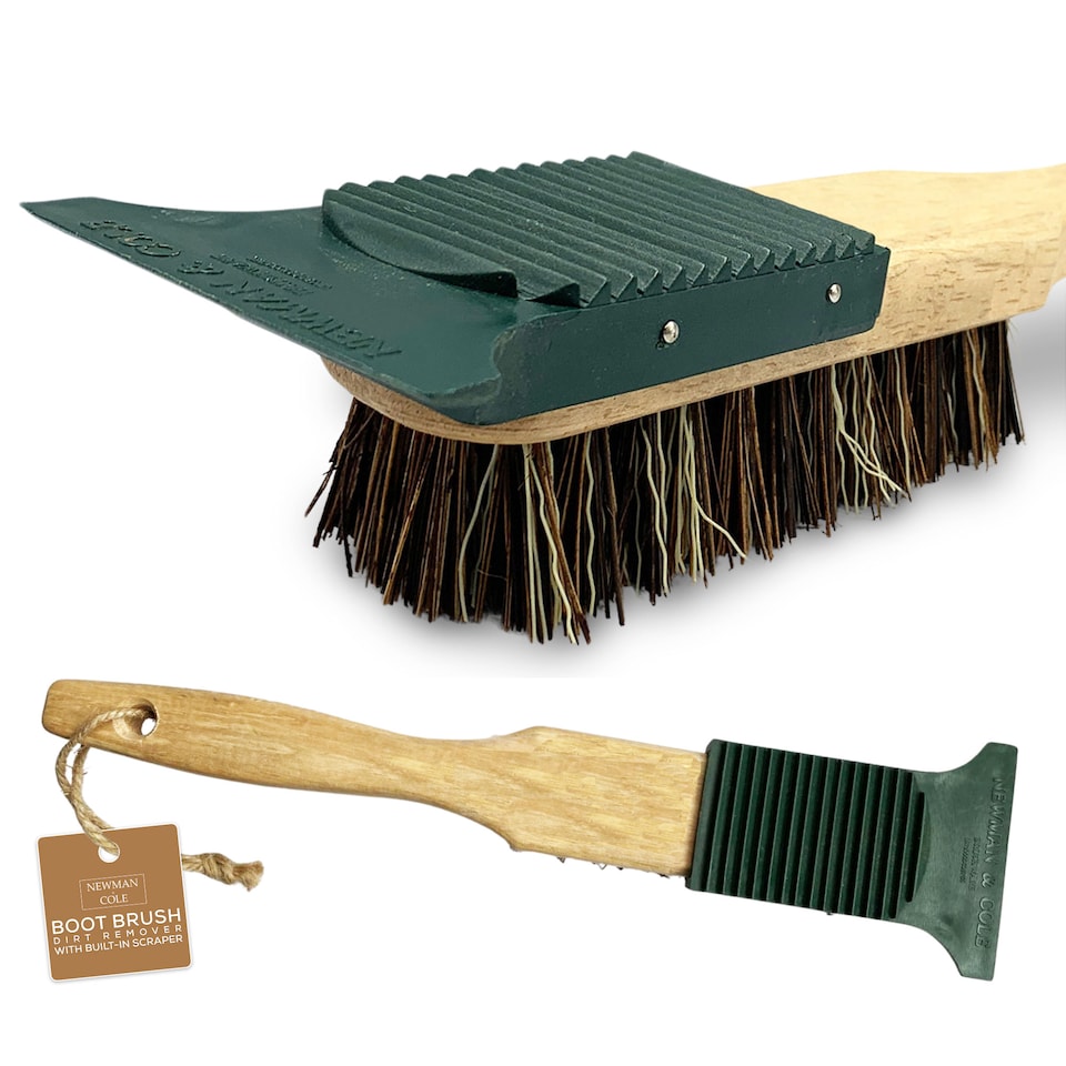 image 1 of Boot Brush Mud Remover with Scraper Stiff Bristles Brush to Remove Dirt and Muds for Footwears