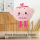 image 4 of Teapot Soft Toy Cute Plushie Huggable Cuddly Stuffed Toy 25cm Pink